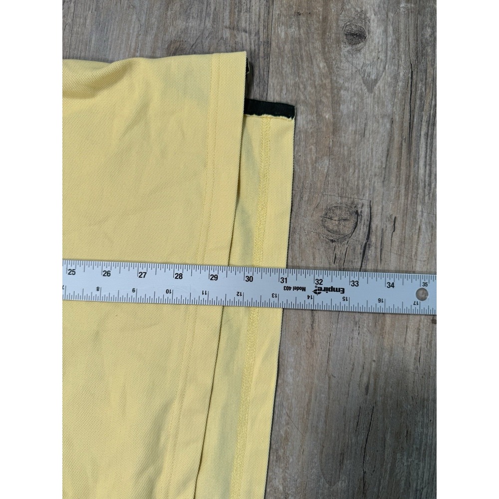Brooks Brothers Country Club Golf Polo Yellow Performance Knit Mens Size L - Picture 5 of 7
